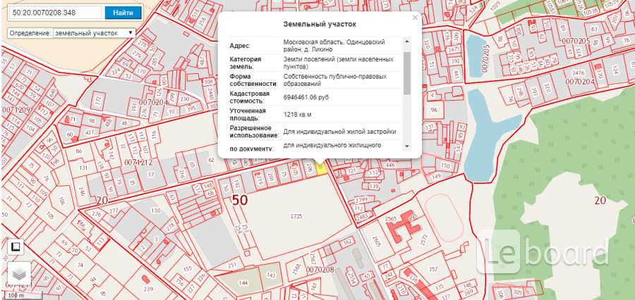 Публичная карта старый городок одинцовский район